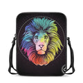 Colorful Leo Sign Print Rectangular Crossbody Bag