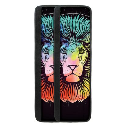 Colorful Leo Sign Print Refrigerator Handle Covers