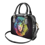 Colorful Leo Sign Print Shoulder Handbag