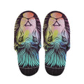 Colorful Leo Sign Print Slippers