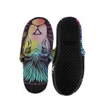 Colorful Leo Sign Print Slippers