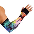 Colorful Leo Sign Print Sun Protection Arm Sleeves