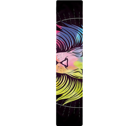 Colorful Leo Sign Print Table Runner