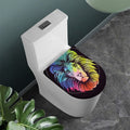 Colorful Leo Sign Print Toilet Lid Cover