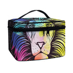 Colorful Leo Sign Print Travel Makeup Bag