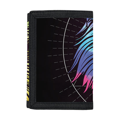 Colorful Leo Sign Print Trifold Wallet