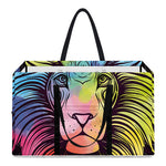 Colorful Leo Sign Print Utility Tote Bag