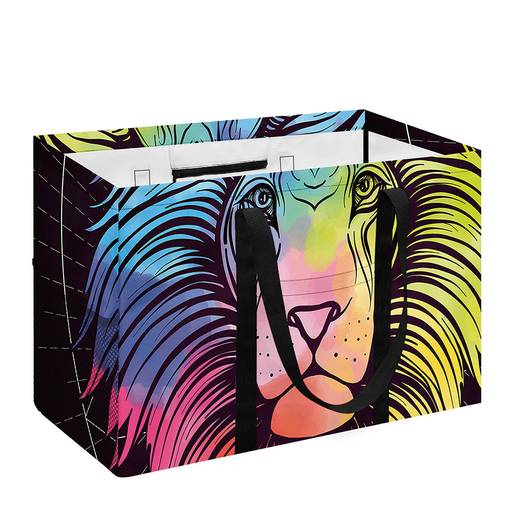 Colorful Leo Sign Print Utility Tote Bag