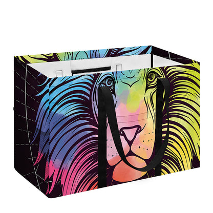 Colorful Leo Sign Print Utility Tote Bag