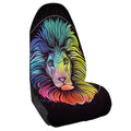 Colorful Leo Sign Print Waterproof Car Seat Cover