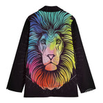 Colorful Leo Sign Print Women's Blazer