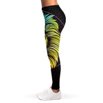 Colorful Leo Sign Print Women's Leggings
