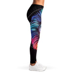 Colorful Leo Sign Print Women's Leggings