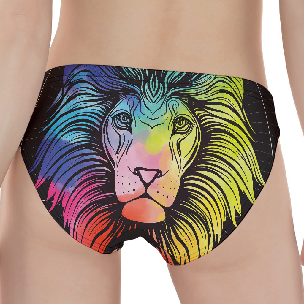 Colorful Leo Sign Print Women's Panties