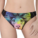 Colorful Leo Sign Print Women's Thong