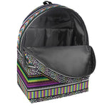 Colorful Leopard Navajo Tribal Print Backpack