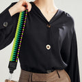Colorful Leopard Navajo Tribal Print Bag Strap