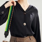 Colorful Leopard Navajo Tribal Print Bag Strap