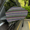 Colorful Leopard Navajo Tribal Print Car Side Mirror Covers
