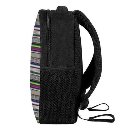 Colorful Leopard Navajo Tribal Print Casual Backpack