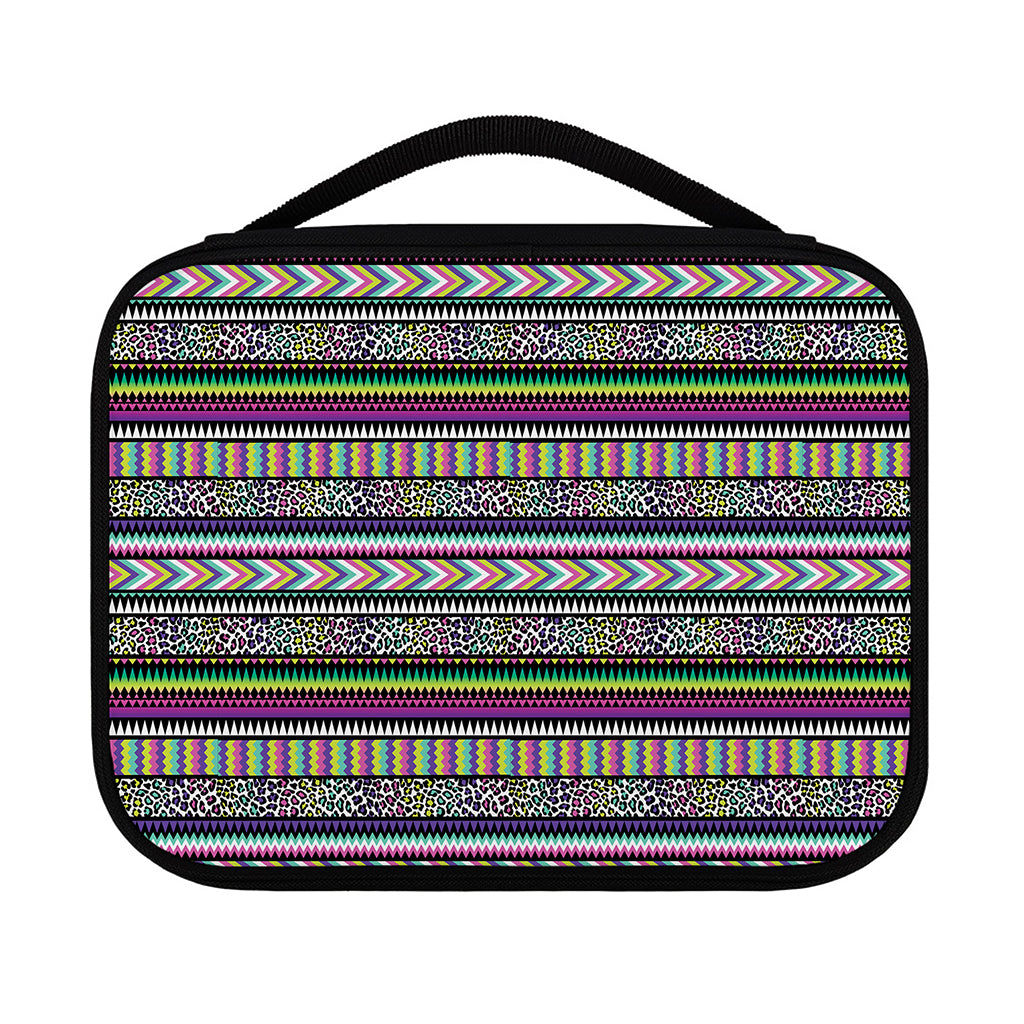 Colorful Leopard Navajo Tribal Print Classic Bible Case