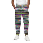 Colorful Leopard Navajo Tribal Print Cotton Pants