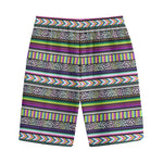 Colorful Leopard Navajo Tribal Print Cotton Shorts