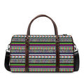 Colorful Leopard Navajo Tribal Print Duffel Bag