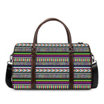 Colorful Leopard Navajo Tribal Print Duffle Bag