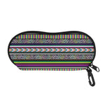 Colorful Leopard Navajo Tribal Print Glasses Case