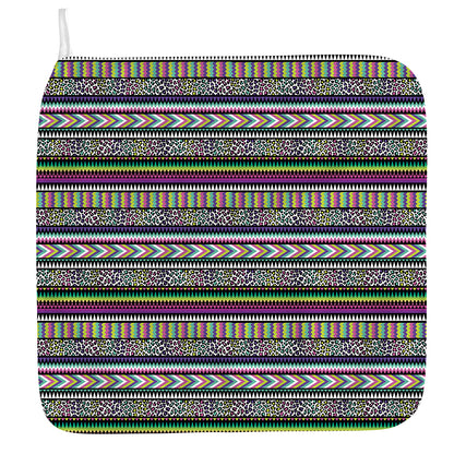 Colorful Leopard Navajo Tribal Print Hand Towel