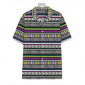 Colorful Leopard Navajo Tribal Print Hawaiian Shirt