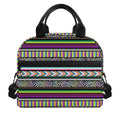 Colorful Leopard Navajo Tribal Print Insulated Lunch Bag
