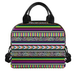 Colorful Leopard Navajo Tribal Print Insulated Lunch Bag