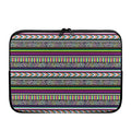 Colorful Leopard Navajo Tribal Print Laptop Sleeve