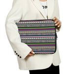Colorful Leopard Navajo Tribal Print Laptop Sleeve