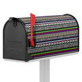 Colorful Leopard Navajo Tribal Print Mailbox Cover