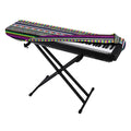 Colorful Leopard Navajo Tribal Print Piano Keyboard Cover