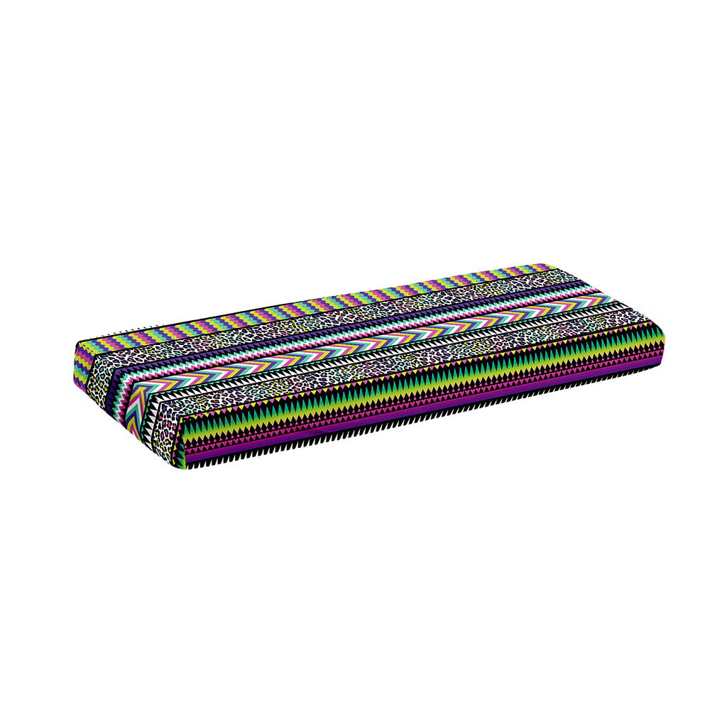 Colorful Leopard Navajo Tribal Print Piano Keyboard Cover