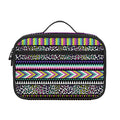 Colorful Leopard Navajo Tribal Print Portable Lunch Bag