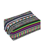 Colorful Leopard Navajo Tribal Print Rectangle Tissue Box Cover