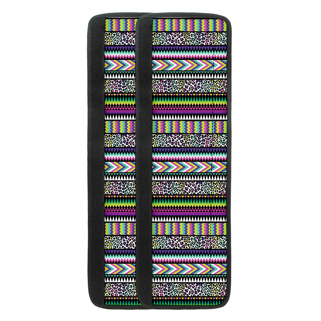 Colorful Leopard Navajo Tribal Print Refrigerator Handle Covers