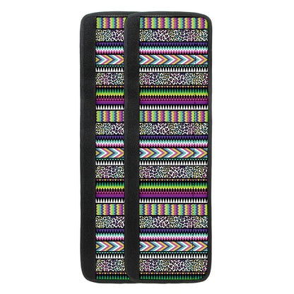 Colorful Leopard Navajo Tribal Print Refrigerator Handle Covers