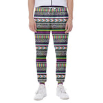 Colorful Leopard Navajo Tribal Print Scuba Joggers