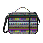 Colorful Leopard Navajo Tribal Print Shoulder Strap Bible Bag