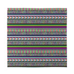 Colorful Leopard Navajo Tribal Print Silk Bandana