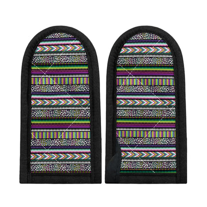 Colorful Leopard Navajo Tribal Print Skillet Handle Cover