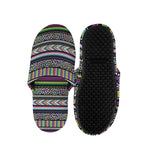 Colorful Leopard Navajo Tribal Print Slippers