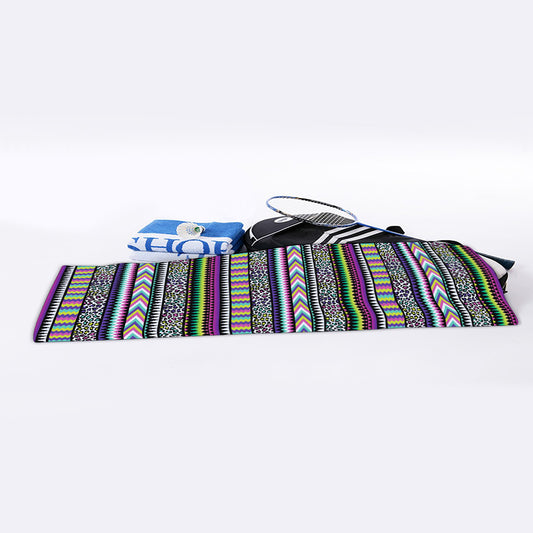 Colorful Leopard Navajo Tribal Print Sports Towel