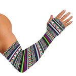 Colorful Leopard Navajo Tribal Print Sun Protection Arm Sleeves